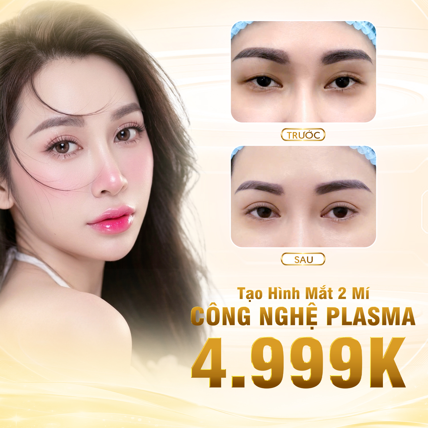 TẠO HÌNH MẮT 2 MÍ